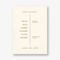 Altar Save the Date Card