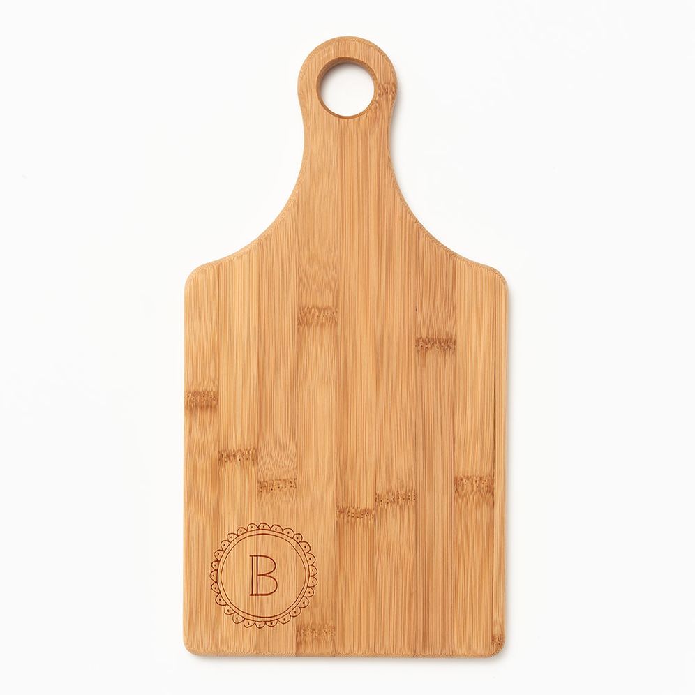 Hand Drawn Scallop Paddle Cutting Board