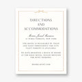 Bow Border Foil Information Card