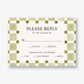 Organic Check Green Response Card