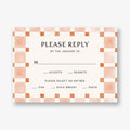 Organic Check Orange Response Card