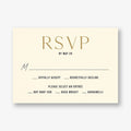 Simply Us Cream Response Card