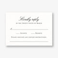 Timeless Elegance Response Card