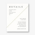 Adored Information Card