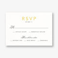 Dripping Floral Response Card