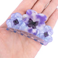 Three Pansies Hair Claw