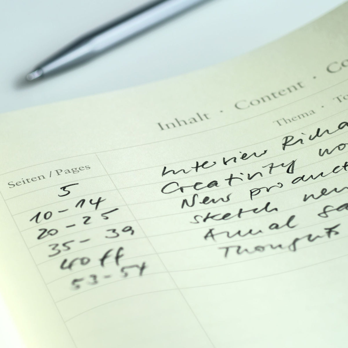 Leuchtturm Black Ruled Page Hardcover Medium Notebook