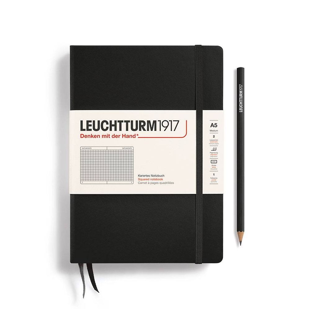Leuchtturm1917 Black Squared Journal