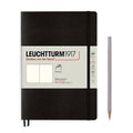 Leuchtturm Black Unlined Softcover Medium Notebook