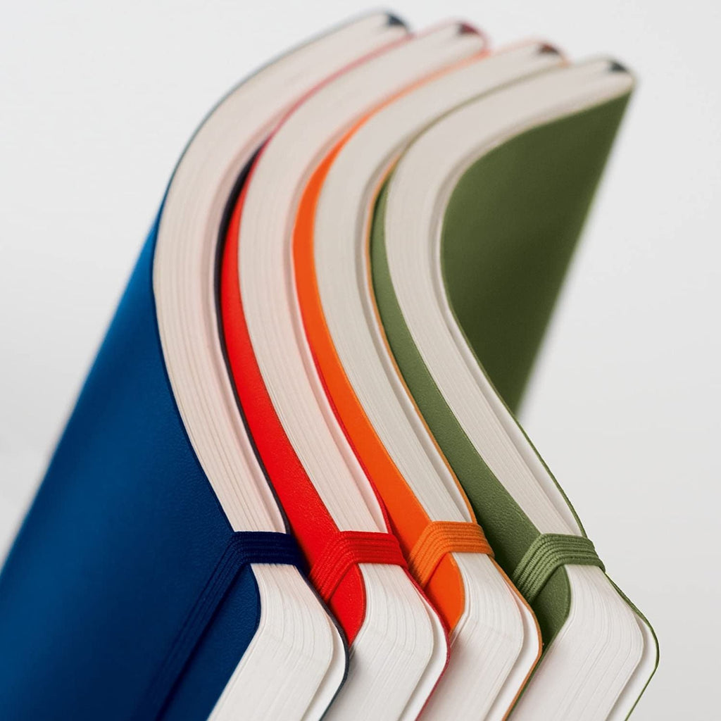 Leuchtturm Black Unlined Softcover Medium Notebook