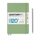 Leuchtturm Sage Dotted Page Hardcover Medium Notebook
