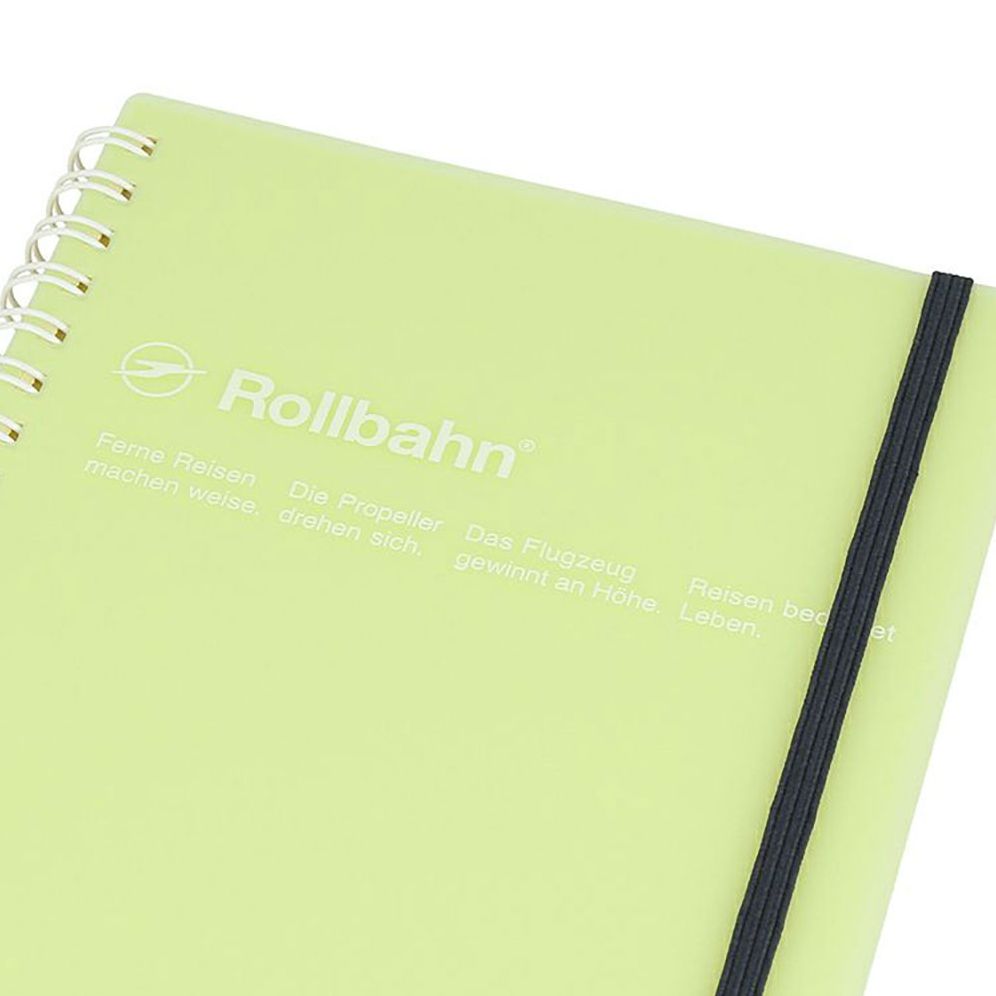 Delfonics Rollbahn Clear Green Notebook - Large