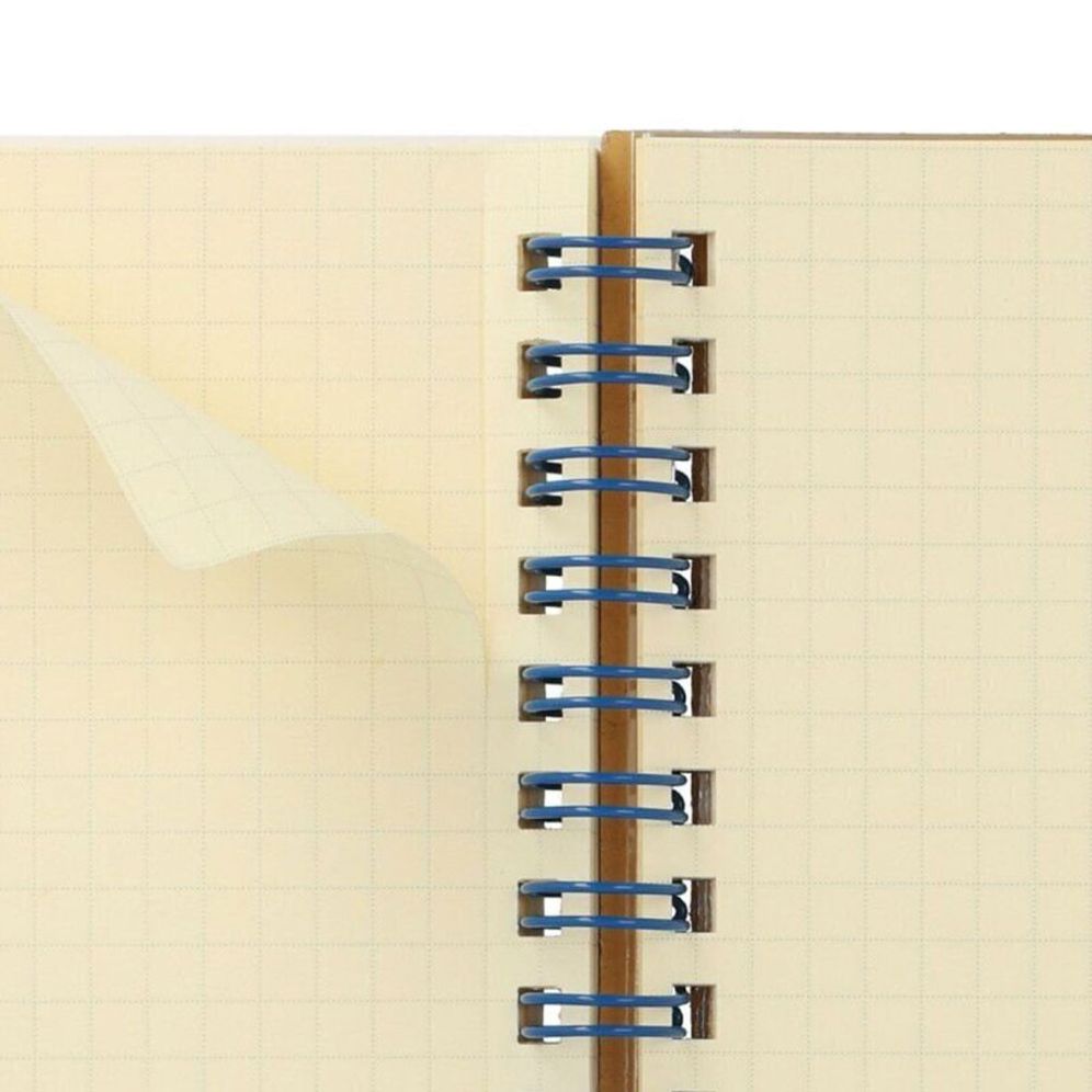 Rollbahn spiral bound notebook Scuola L - light blue