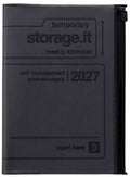 2027 Marks Black B6 Weekly Left Weekly Desk Planner