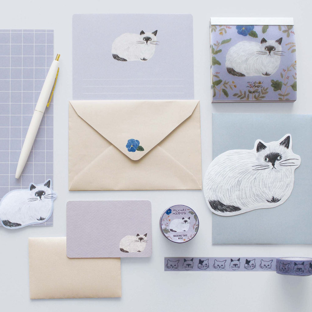 MIYUKI MATSUO LETTER SET CATS