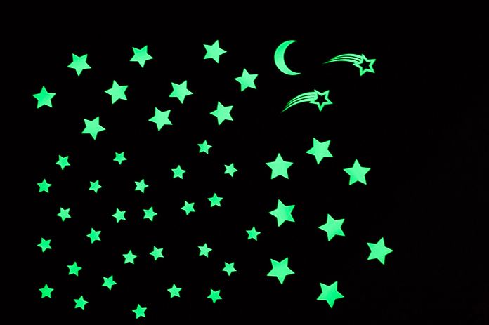 GLOPLAY Glow-in-the-dark stickers Starry Night