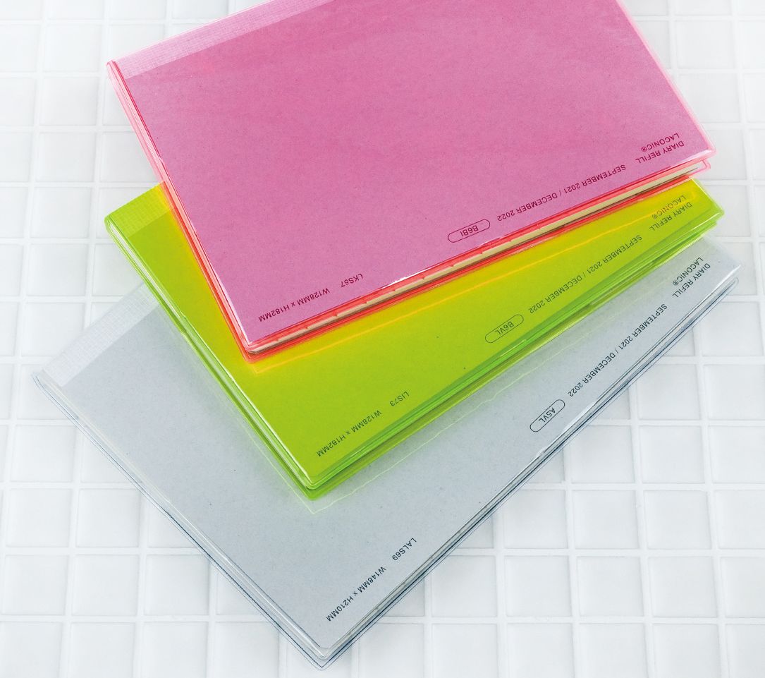 Laconic A5 Pink Translucent Journal Cover