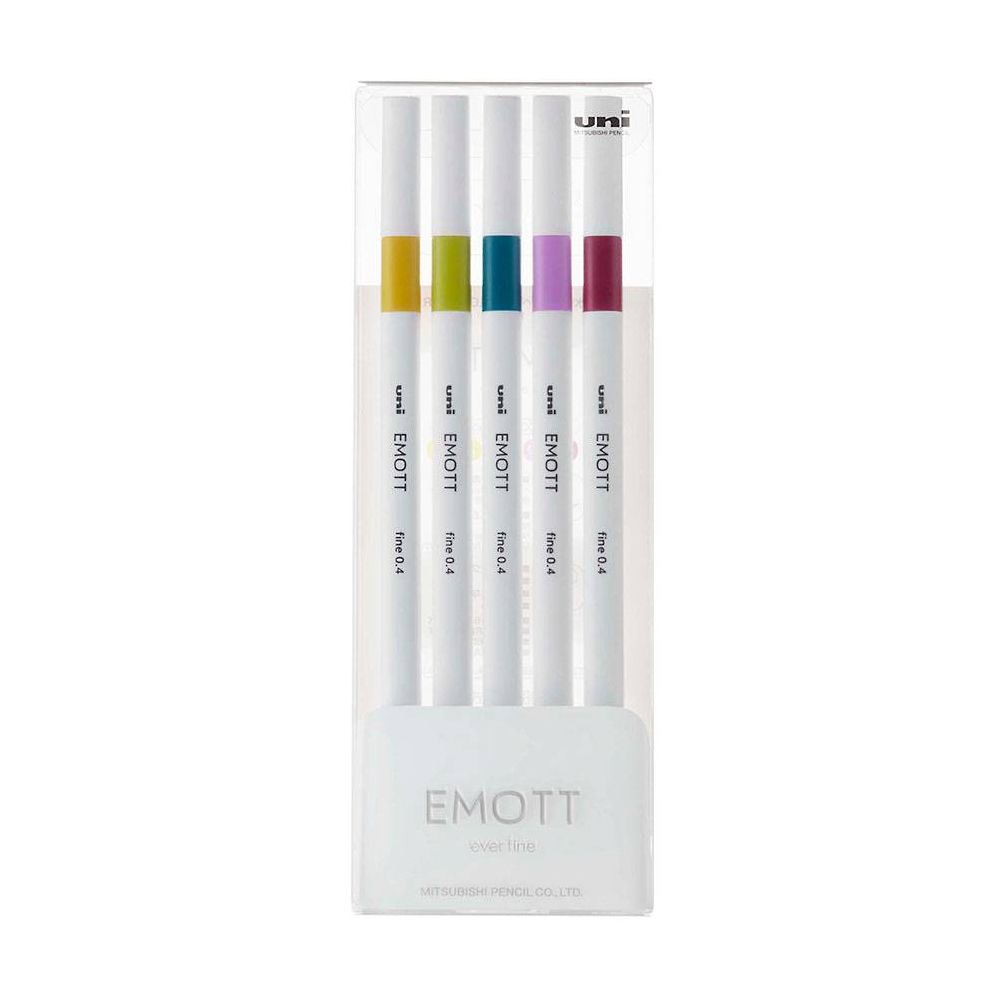 EMOTT Fineliner Retro Pen Set 5PC