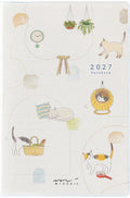 2027 Midori Pocket Diary Mini Cat