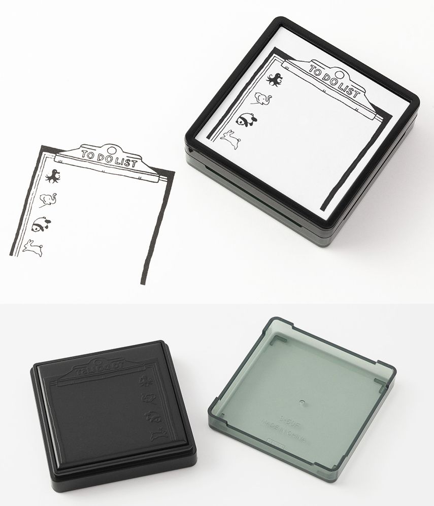 Midori Paintable Stamp - Pre-inked To do list