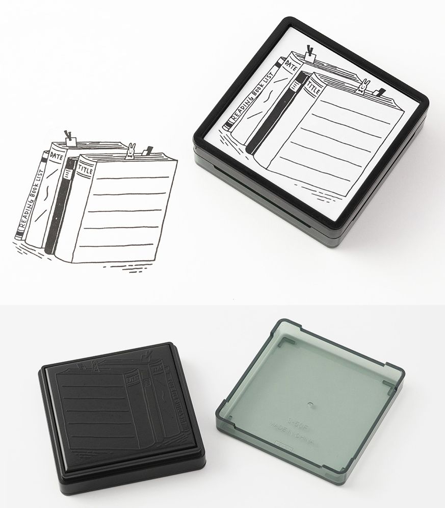 Midori Paintable Stamp - Pre-inked Book