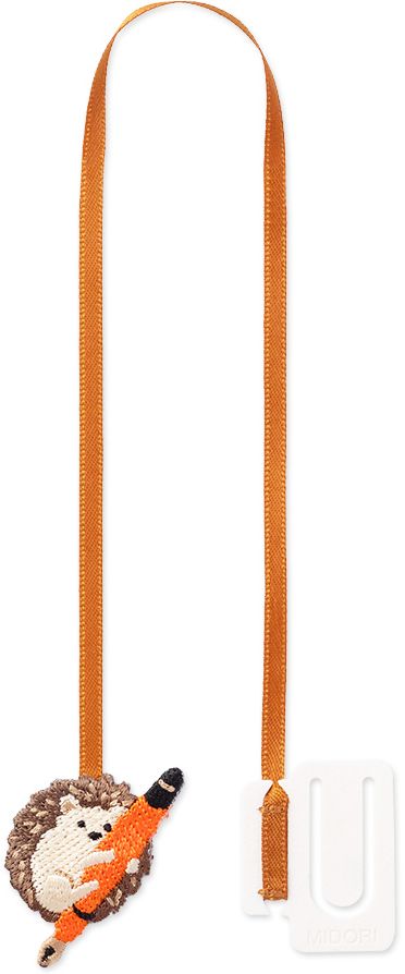 Midori Embroidery Bookmark Clip Squirrel