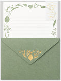 Midori Leaves Letter Writing Set