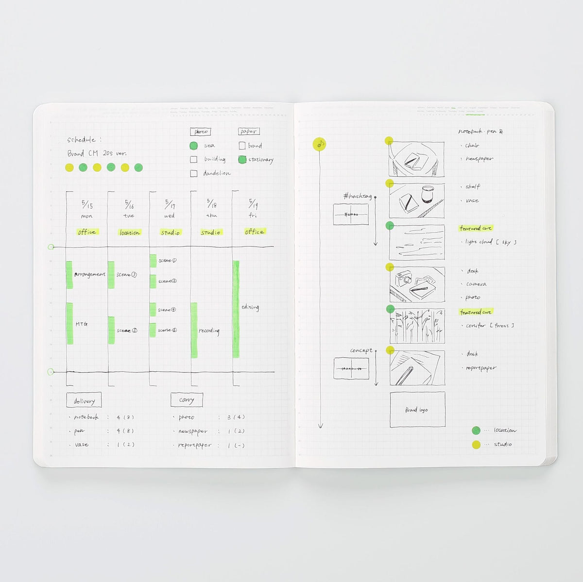Black 365 Days Notebook