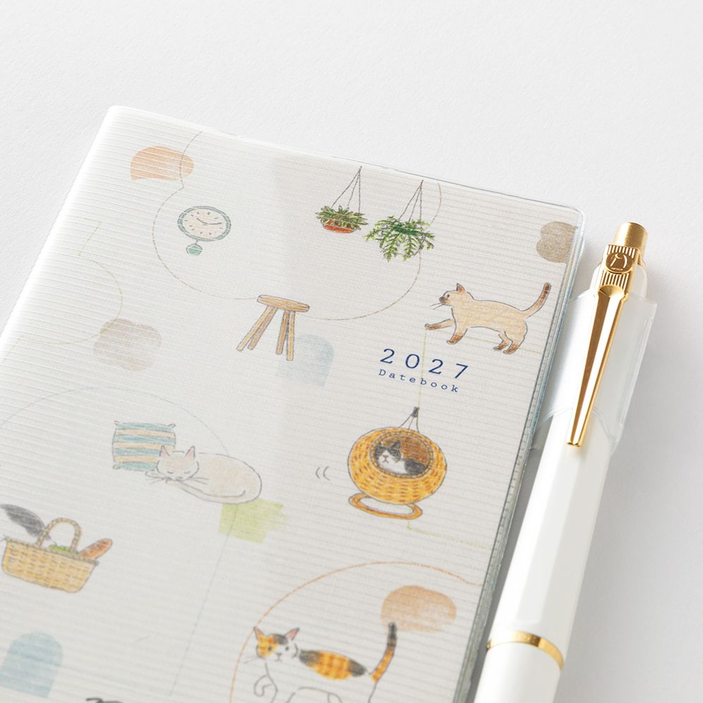 2027 NB Desktop Calendar Cat