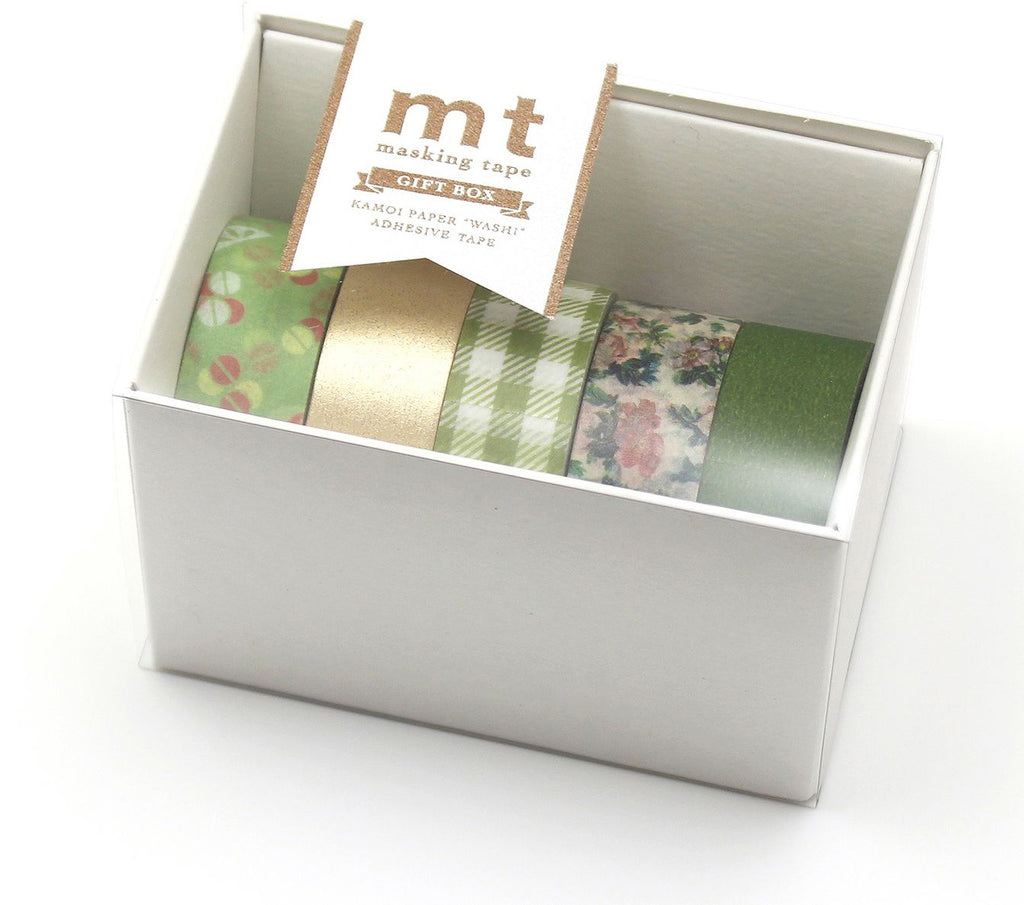 MT Washi Tape Giftbox - Greenery