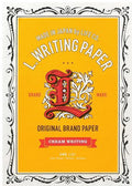 L.Writing Paper Cream A5 Lined