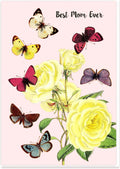 Mother's Day Greeting Card Best Mom Ever - Butterflies