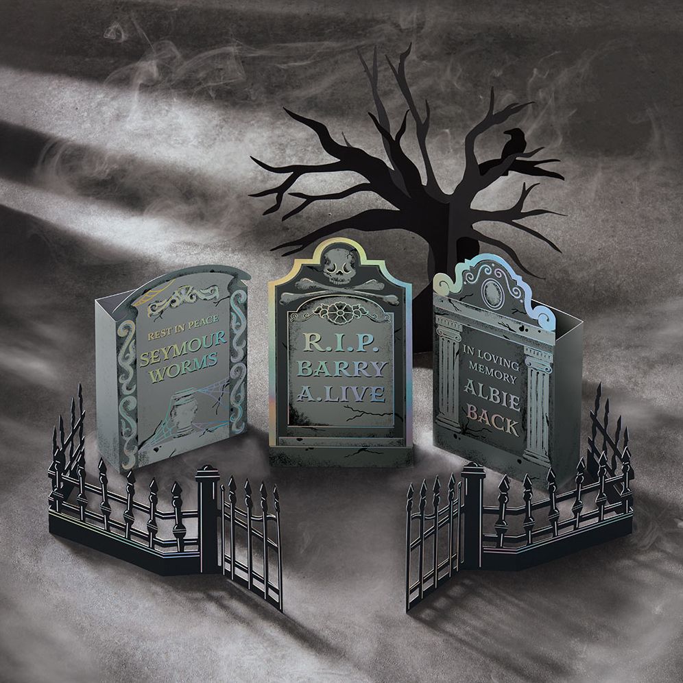 Graveyard Paper Craft Kit