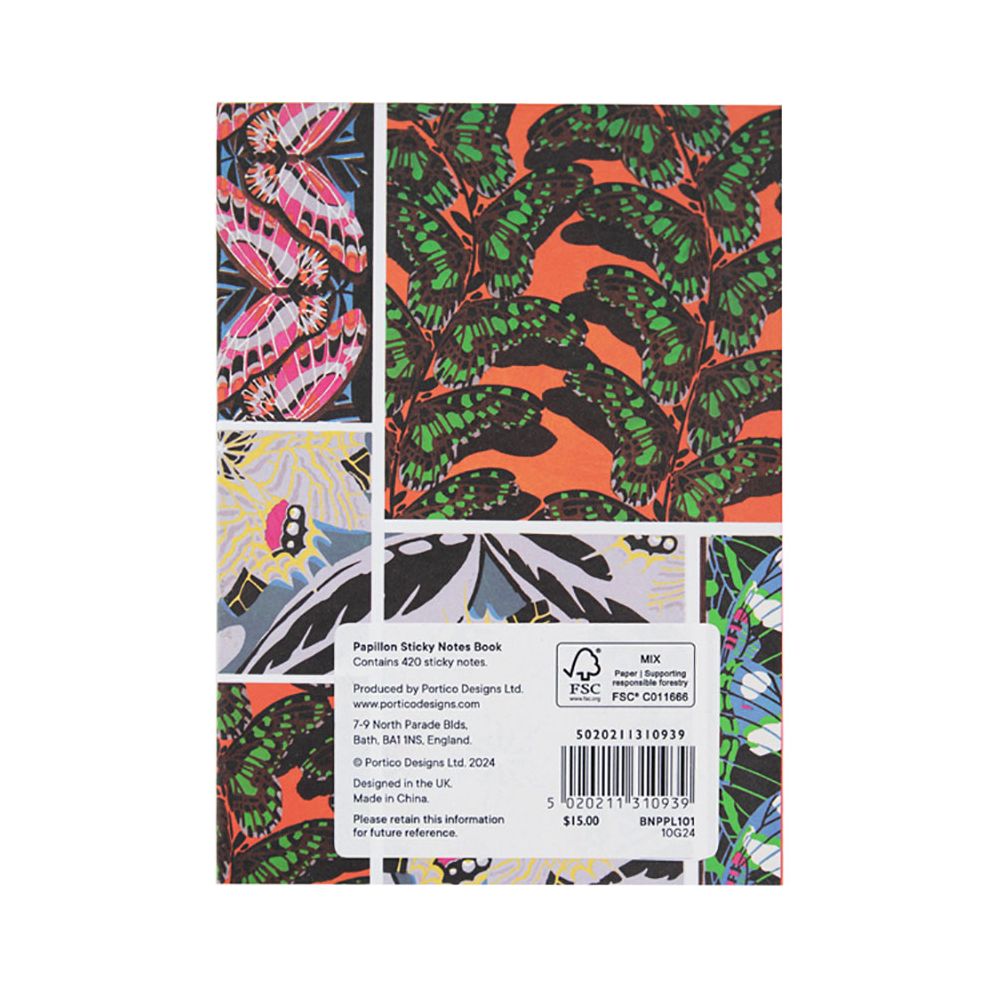 Papillon Sticky Notes Book