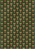Mistletoe Stripe Flat Wrap