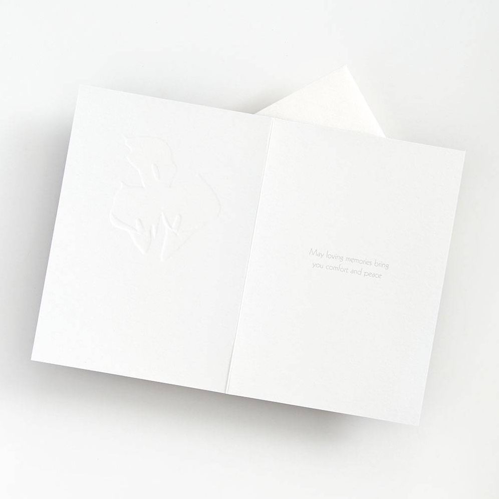 Lillies Sympathy Card