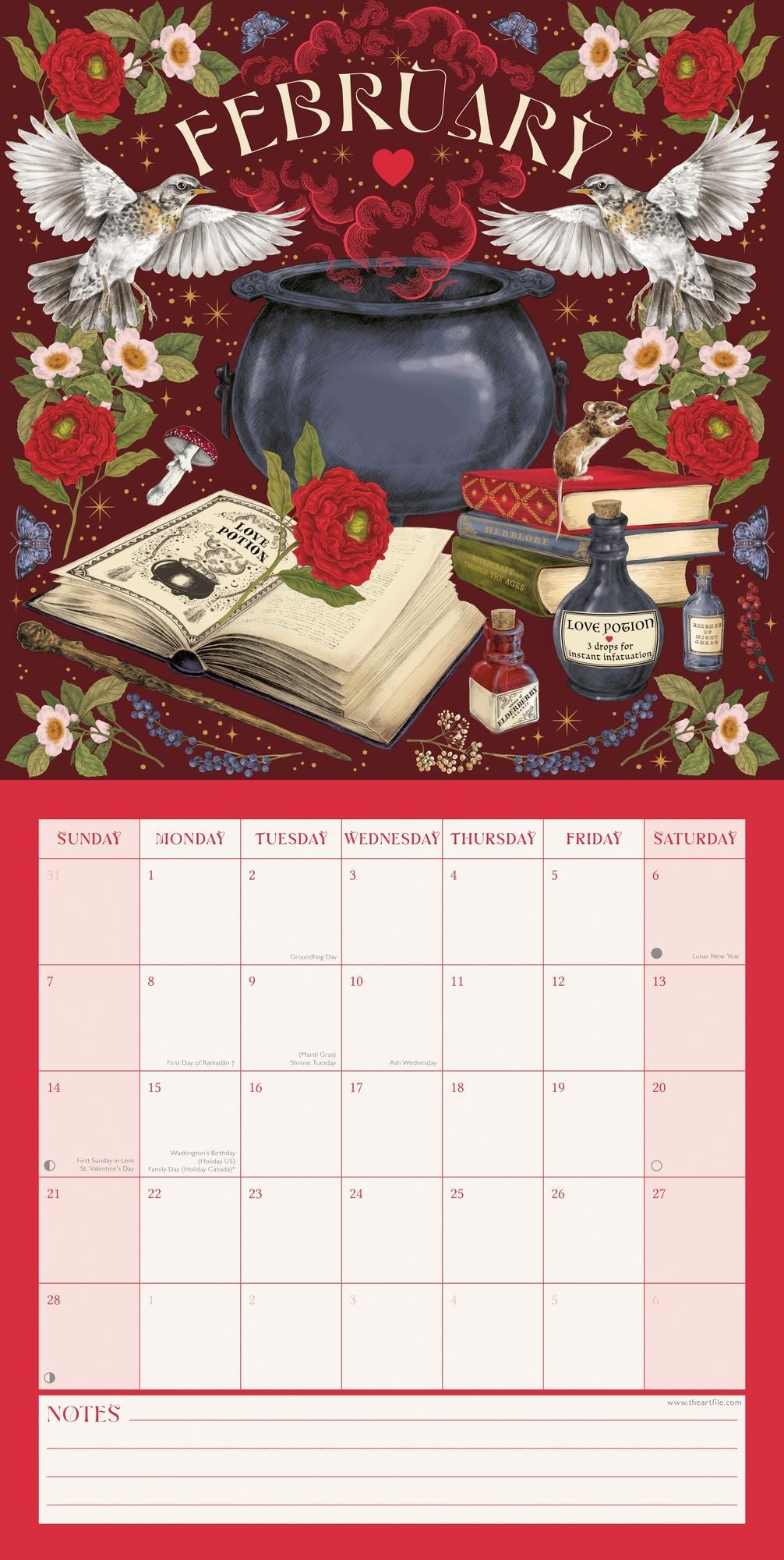 2027 Witchcraft Wall Calendar