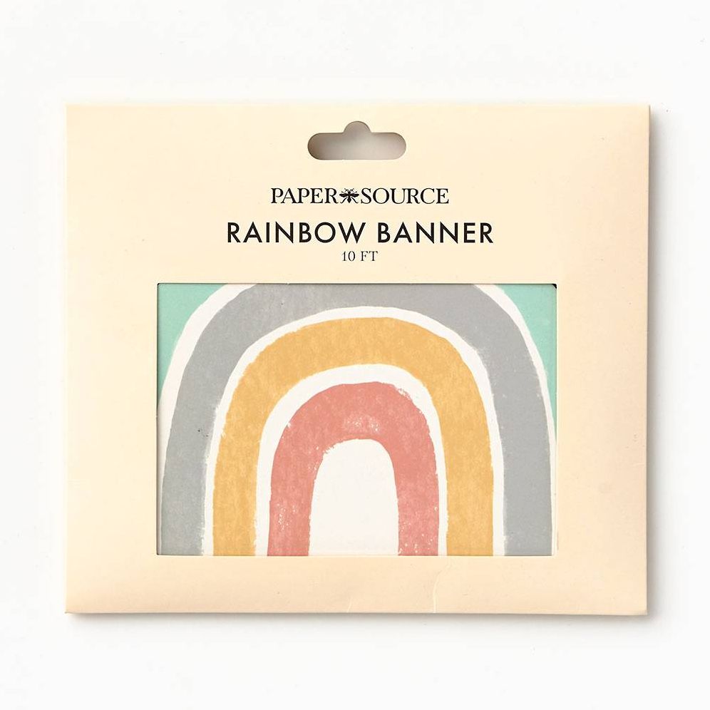 Oh Baby Rainbow Die-Cut Banner
