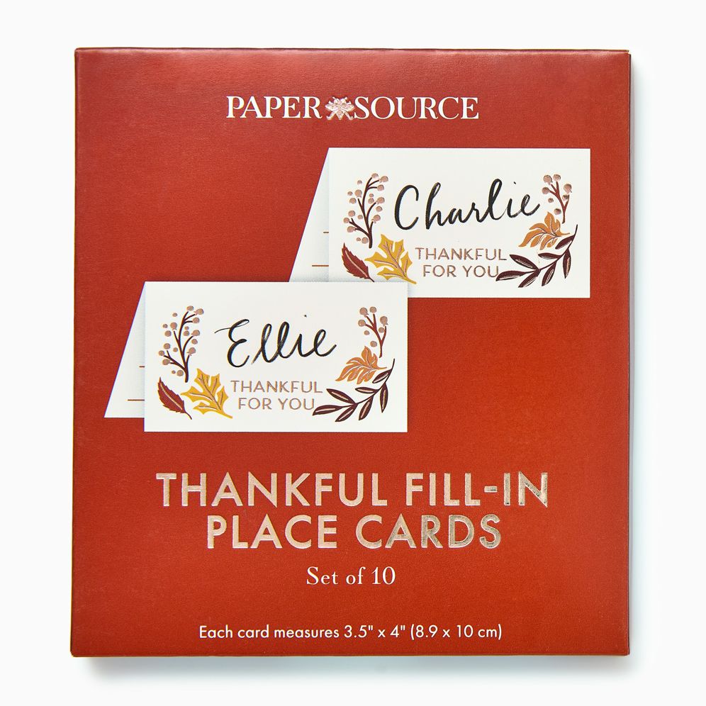 Thankful Fill-In Placecards