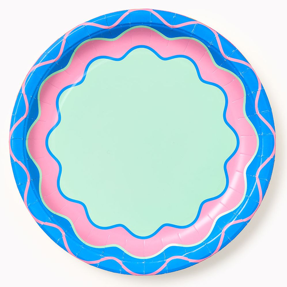 Wavy Party Assorted Large Plates