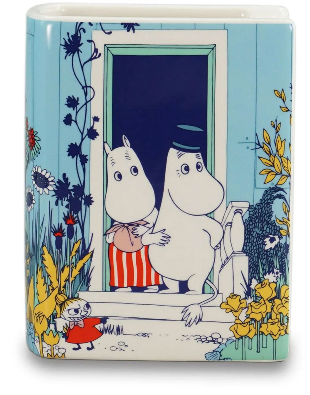 Vase Ceramic Book (14cm) - Moomin (Riviera)
