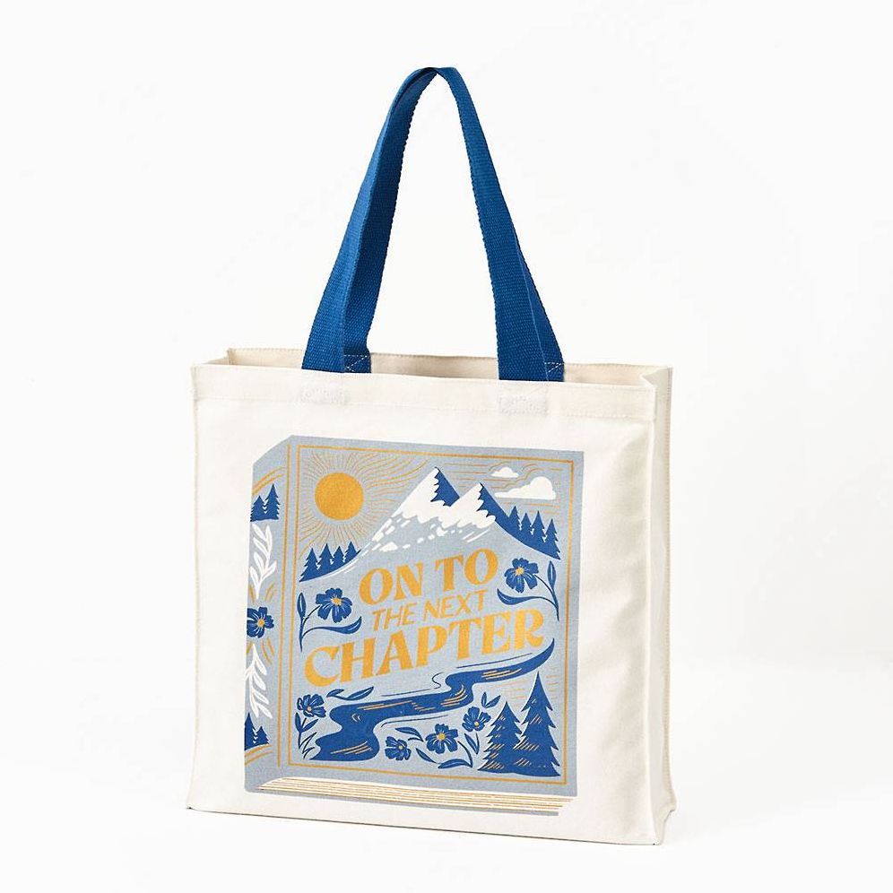 On to the Next Chapter Tote