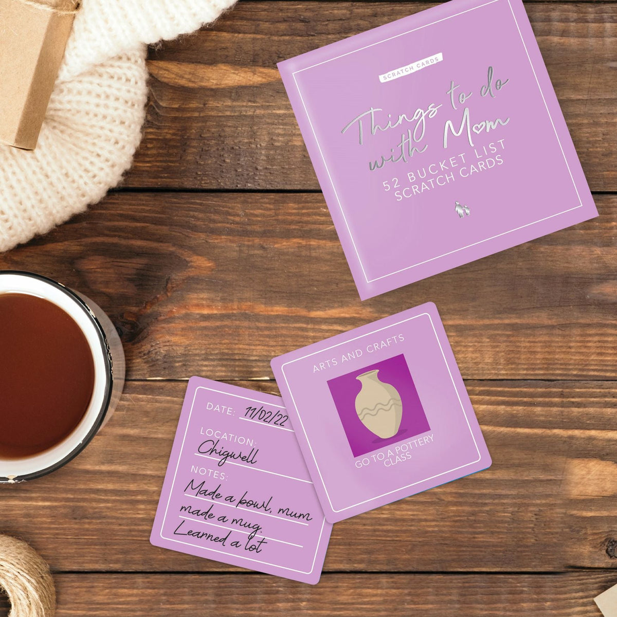 100 Things To Do With Mom Scratch Cards
