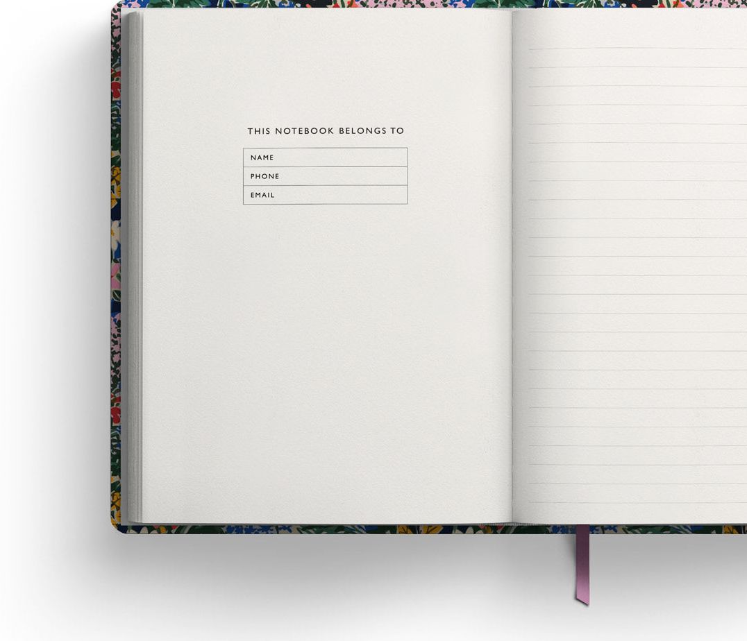 Kaleido Antique Floral Hardback Notebook - Exclusive