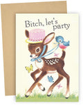 Bitch Lets Party Birthday Card