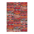Flat Wrap Red Marbled Papers