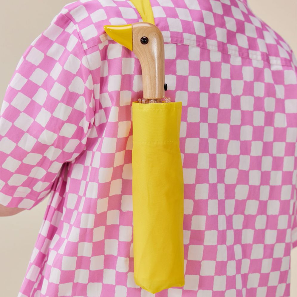 Yellow Compact Eco Friendly Umbrella