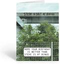 Better Than Steve Is At Bingo Birthday Card