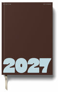 2027 Weekly Planner - Espresso & Blue