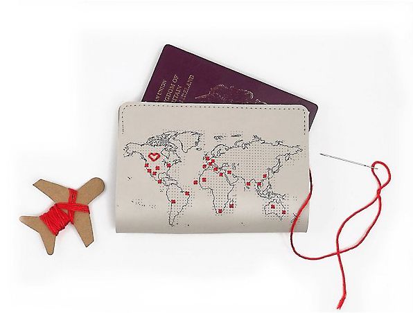 Stitch Your Travels Passport Cover